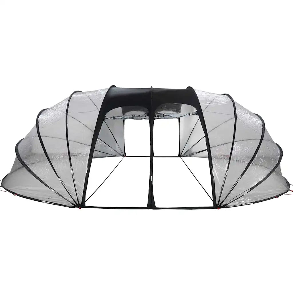 Tenda da piscina a cupola Trasparente 538 x 440 x 204 cm PVC