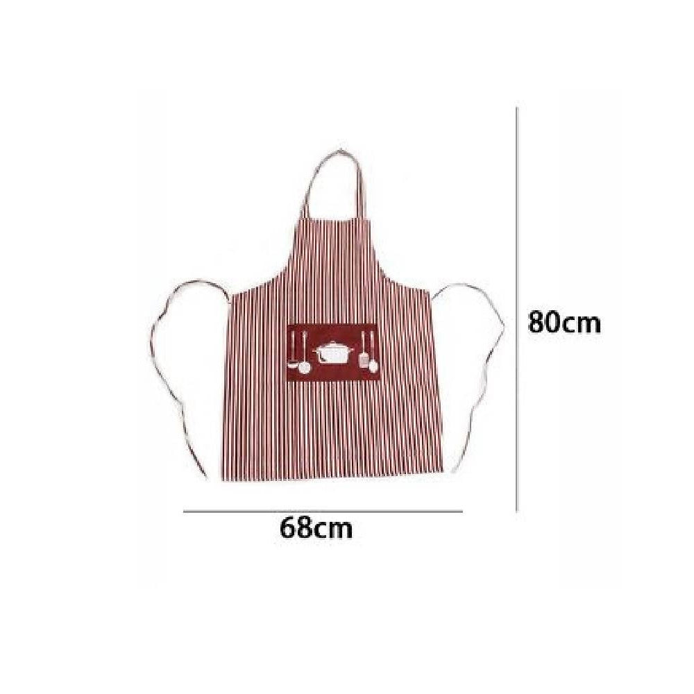 Trade Shop - Grembiule Cucina Con Tasca Laccio Chef Bar Cuoco Fantasia Pentola Mestoli 70002 -