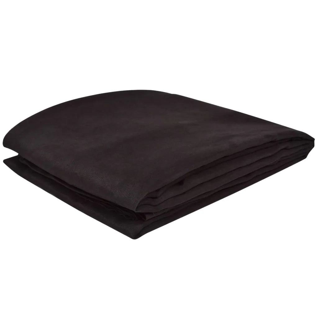 Fodera per divano in micro-camoscio marrone 210 x 280 cm 130893