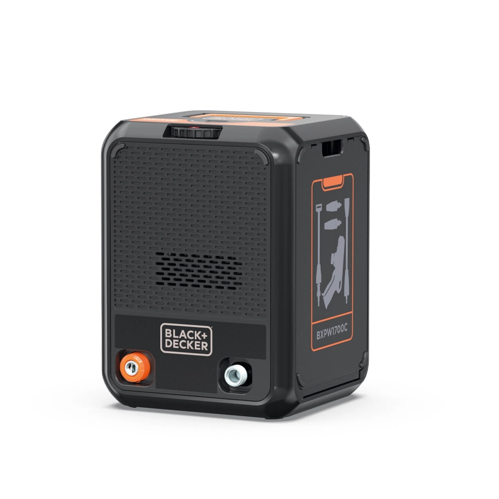 BLACK+DECKER BXPW1700C Idropulitrice ad alta pressione compatta (1700 W, 130 bar, 450 l/h)