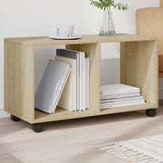 vidaXL Mobiletto con Ruote Rovere Sonoma 72x33x42,5 cm in Truciolato