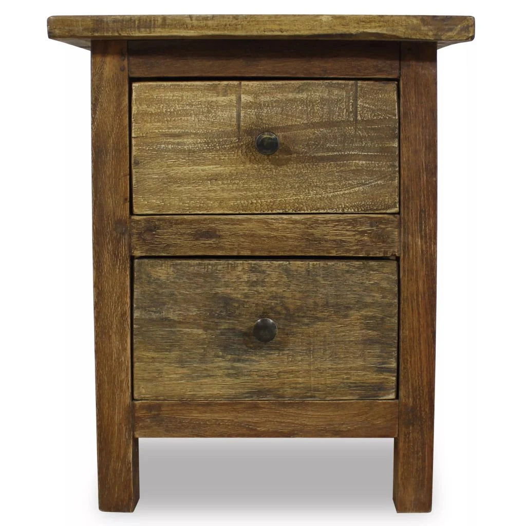 Comodino comodino cassettiera armadio mobili camera da letto legno massello di recupero 40 x 30 x 51 cm 1402053