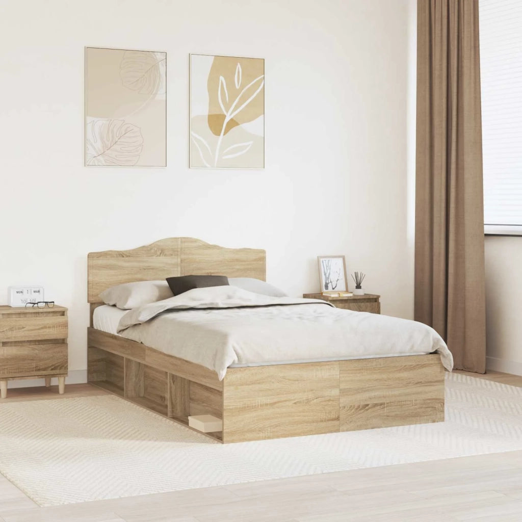 Struttura del letto Sonoma 120 x 190 cm Pino massello 3412927