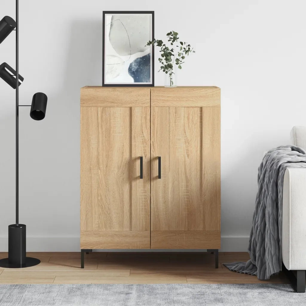 vidaXL Credenza Rovere Sonoma 69,5x34x90 cm in Legno Multistrato