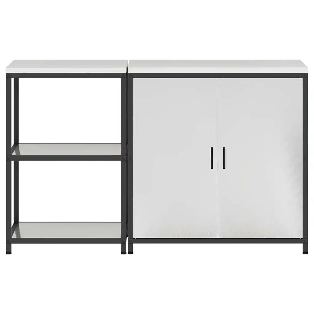 Set di Stoccaggio per Cucina 2 pcs Argento Acciaio inossidabile 3392684