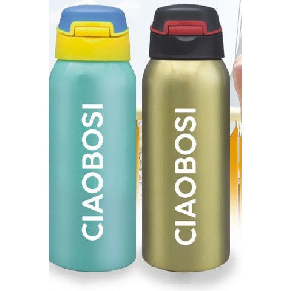 Trade Shop - Thermos Acciaio Termos 350 Ml Bottiglia Borraccia Termica Porta Vivande Tx-9074 -