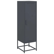 Credenza | Madia | Buffet da pranzo | Armadio da pranzo Antracite 36x39x123 cm in Acciaio