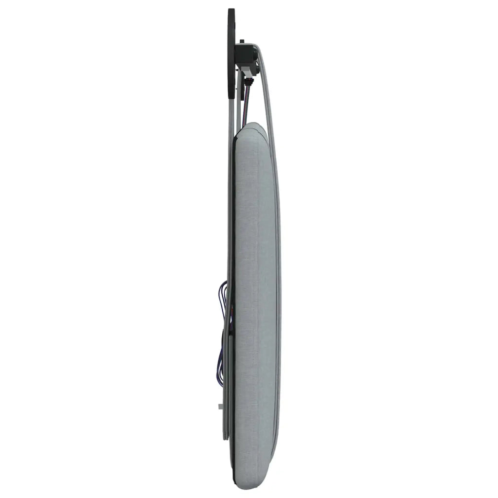 Testiera sospesa Con luce LED Grigio Chiaro Tessuto 3423847