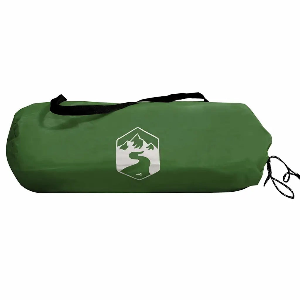 vidaXL Tenda con tetto Verde e Nero 285 x 255 x 245 cm Poliestere