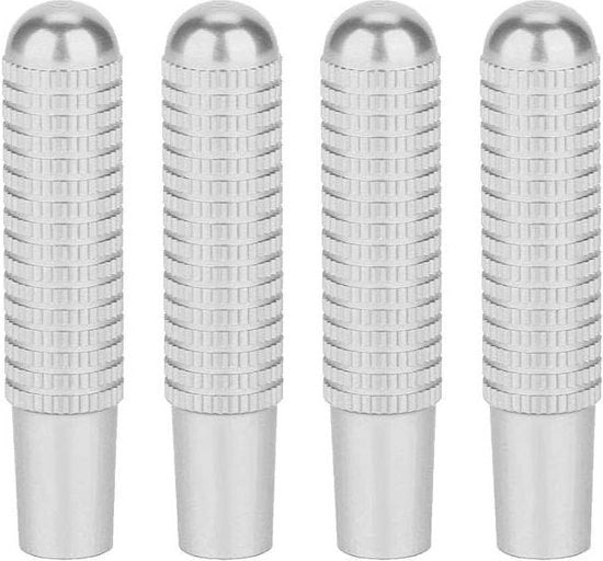 Pen di chiusura automatica per porte - 4 pezzi - Copertura per maniglia di porta - 95 mm lega di alluminio - Pen di chiusura automatica per porte - Copertura per maniglia - Applicabile a GLC GLE GLS Vito E/C-klasse - Color zinco.