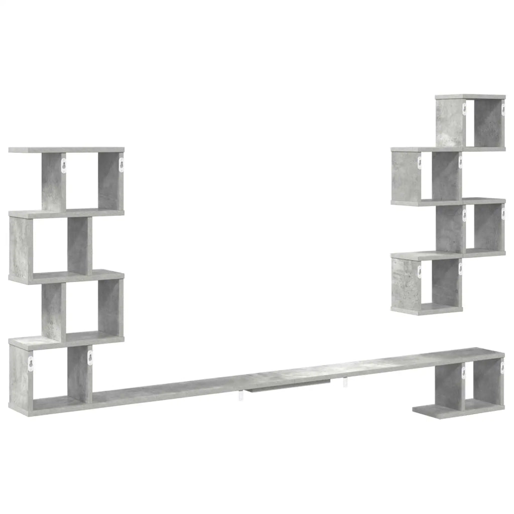 Mensola per TV da muro Grigio Cemento 160 x 15 x 94 cm 8012311