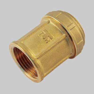 RACCORDO DIRITTO FEMMINA PN 25 COBRARING  20 x 1/2     TIEMME