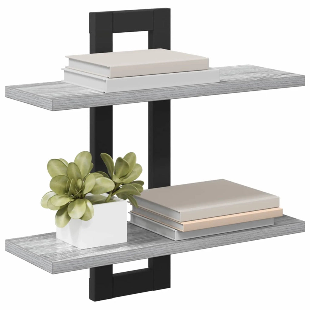 Scaffali flottanti Sonoma grigio 40 x 15 x 40 cm 8012417