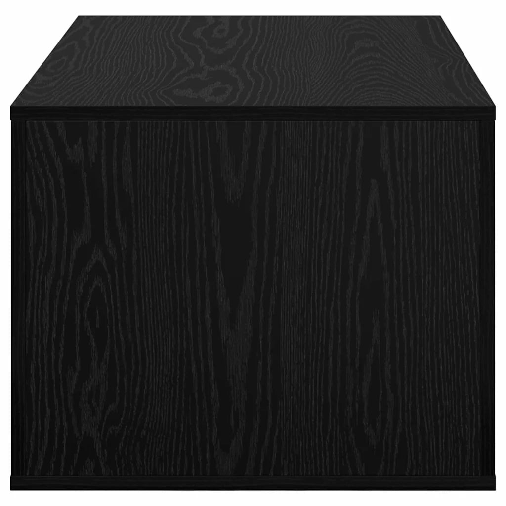 Tavolino da salotto con cassetto Rovere Nero 80 x 50 x 40 cm 881131
