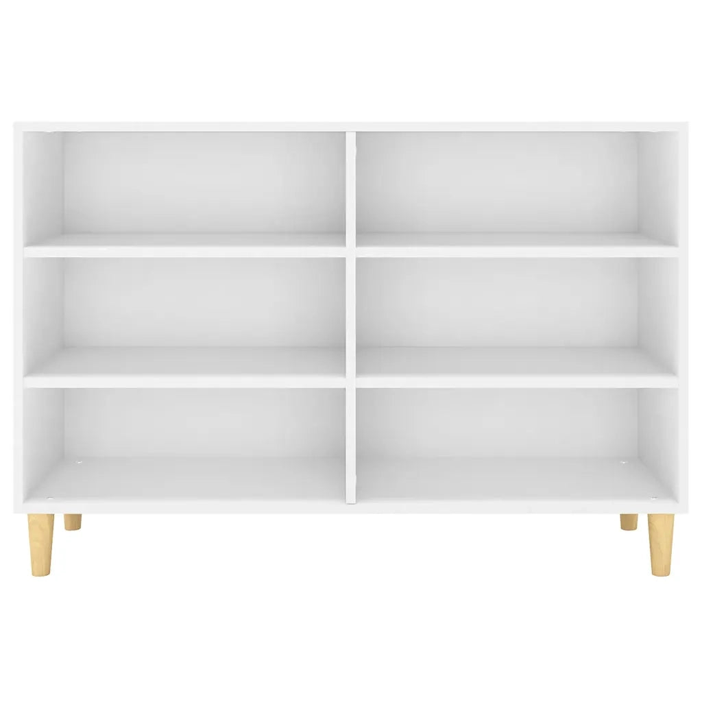 Credenza Bianca 103,5x35x70 cm in Legno Multistrato 806031