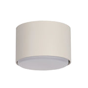 Spot soffitto tondo moderno beige 5,5cm GX53 12W Tubo Sigma