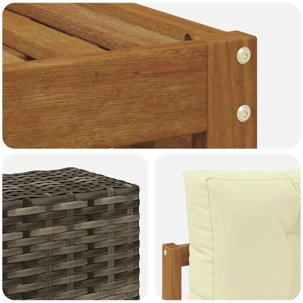 Set di divani da esterno 9 pz 3383548