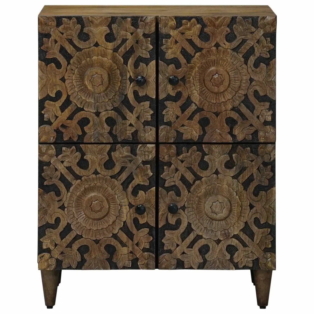 Credenza Marrone 60 x 33,5 x 75 cm Legno di mango massello