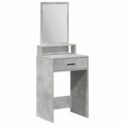 Toeletta | Tavolo da Trucco con cassetto Grigio cemento 50 x 41 x 140 cm