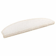 Tappetini per scale autoadesivi Semicircolare 15 pcs Bianco 42038657
