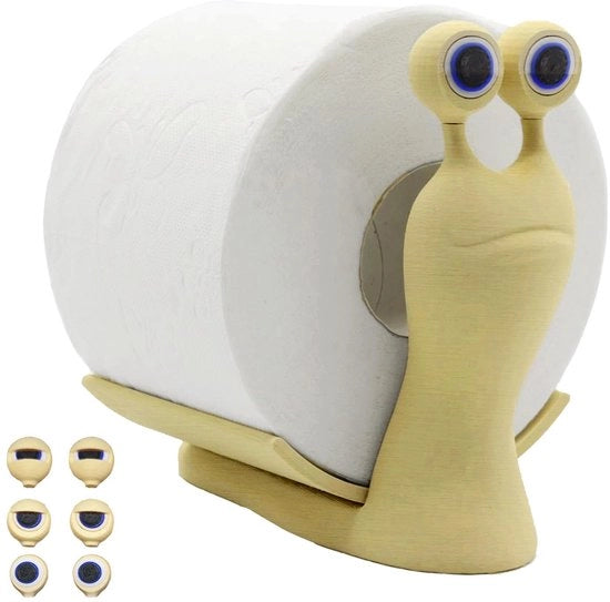 Support per 3D stampaggio in PLA ecocompatibile | Decorazione per bagno e contenitore per carta igienica in stile moderno con disegno animale senza perforazione