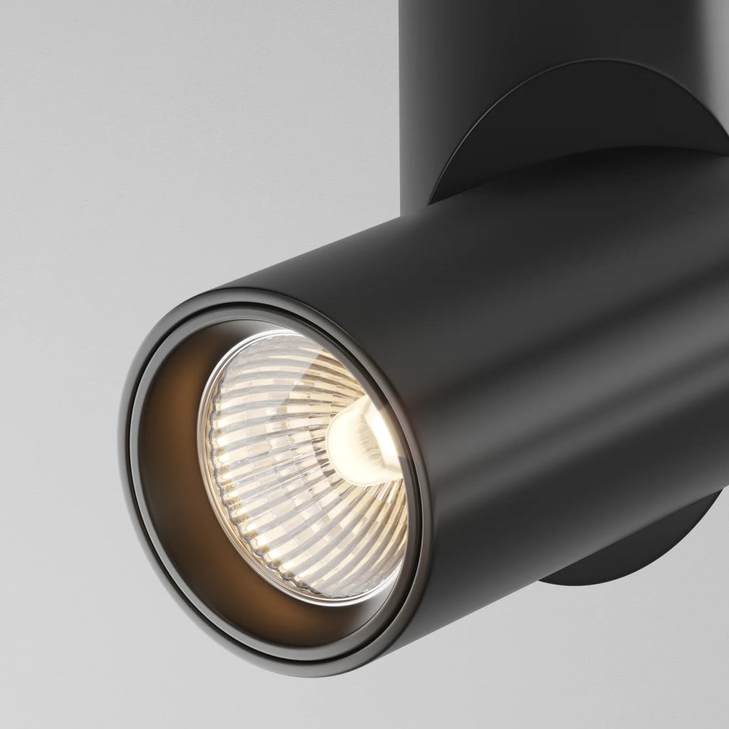 Maytoni Lampada da soffitto moderna Dafne 1 luce LED integrato nero metallo