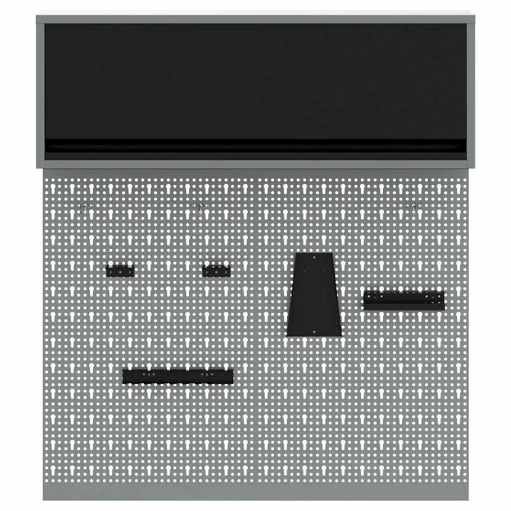 Set di armadi per attrezzi con lo scaffale 3 pz Nero CFW7367108
