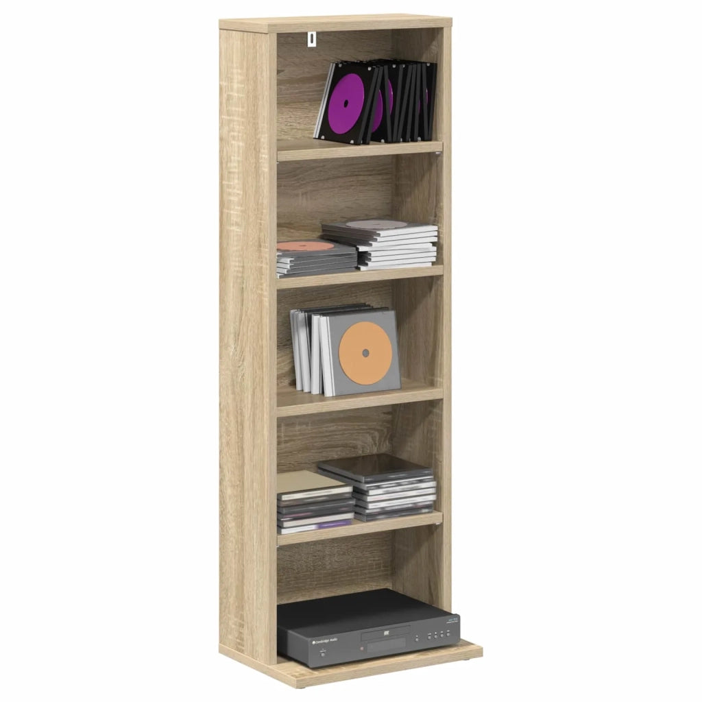 Mobile per CD Rovere Sonoma 33 x 23,5 x 97,5 cm 8012694