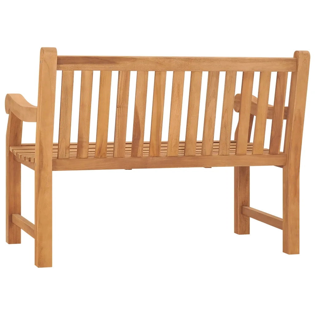 Panchina da Giardino 114 cm in Legno Massello di Teak 316638