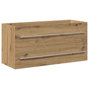 Mobile Lavabo | Armadio Lavabo Bagno Artigianale 100x38,5x48cm Legno Multistrato