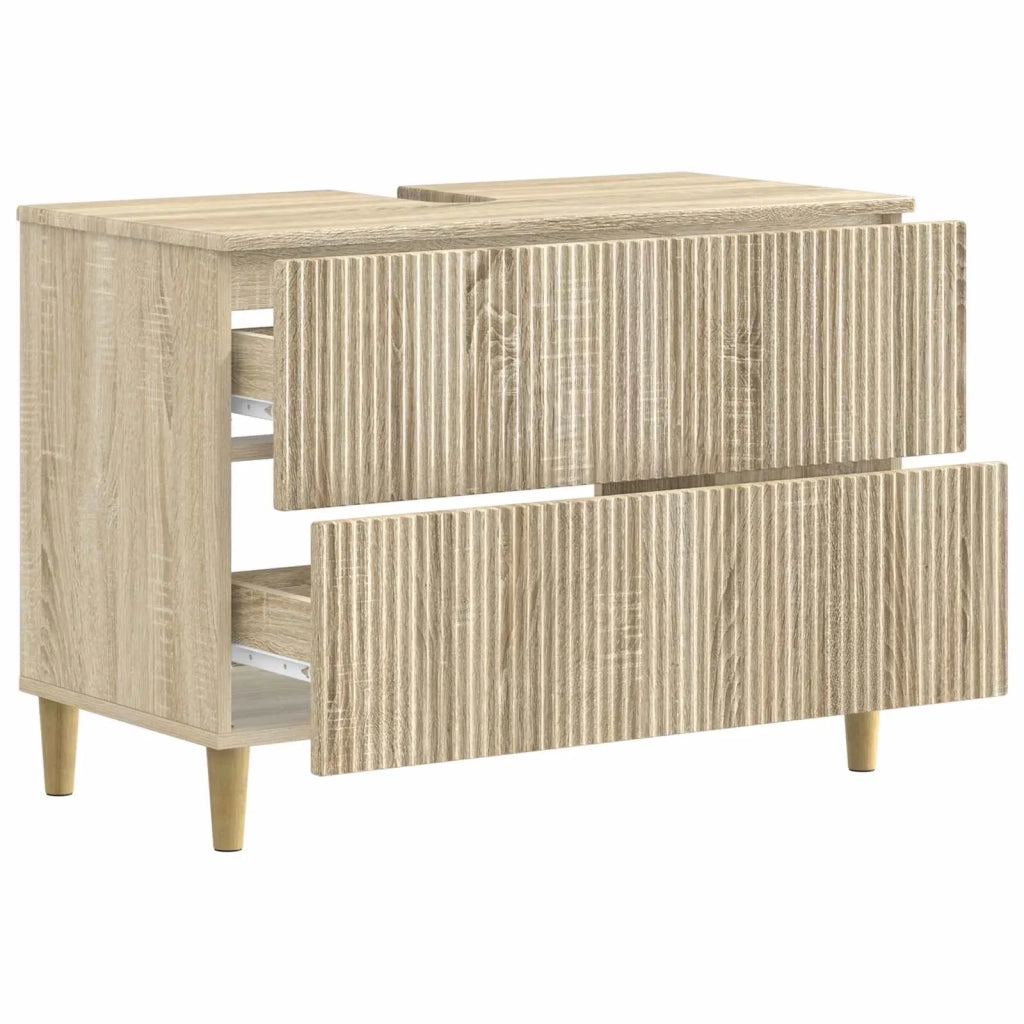 Armadio per Lavabo da Bagno ARNHEM Rovere Sonoma 896577