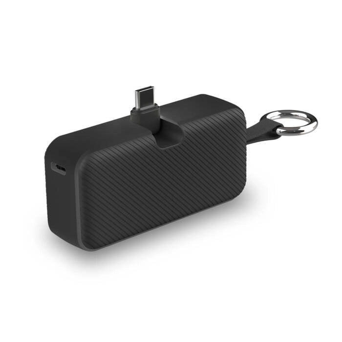 Caricatore portatile 5000 mAh con connettori integrati USB-C e Lightning, display LED digitale, ricarica rapida - SOGO