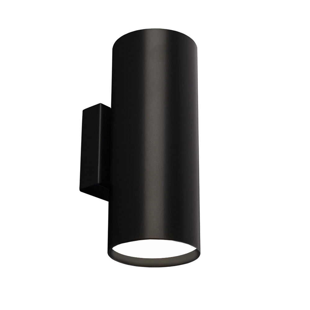 Applique da parete nera in acciaio tubo KOBE 2xGX53 9W Shilo