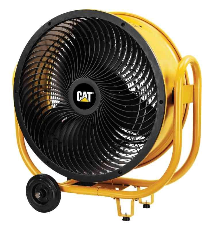 Ventilatore Industriale Caterpillar HVD24-AC Ø60 cm CT007 1800W con Ruote e Maniglie, 3 Velocità, Montaggio Parete/Soffitto, Airflow 183 m³/min