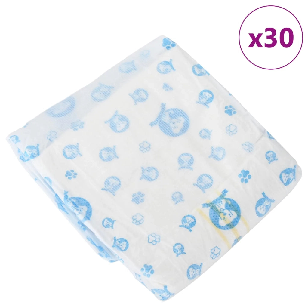 Pannolino usa e getta per cani maschi 30 pcs Bianco XS 42025274