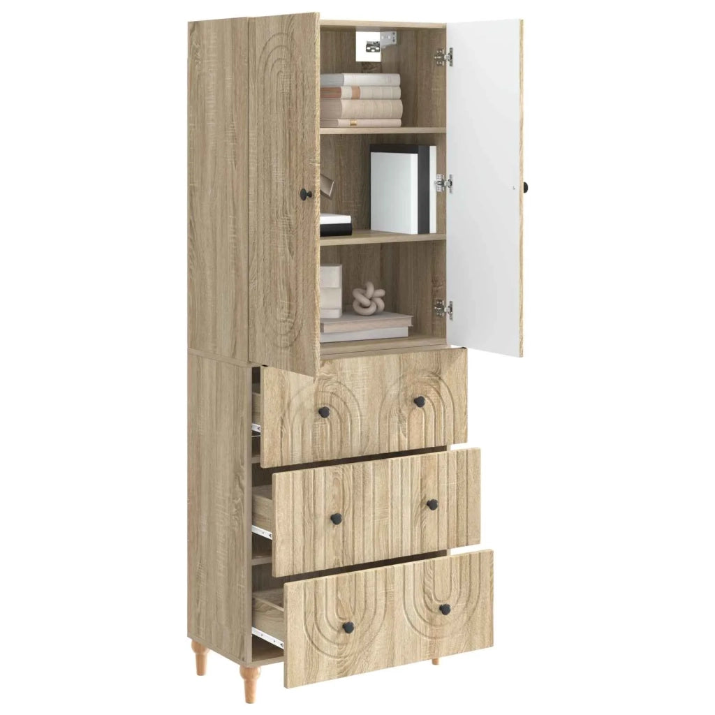 Set di armadi 2 pcs 66 x 34,5 x 90 cm Legno ingegnerizzato