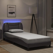Giroletto con LED senza Materasso Hvar Grigio 90x200 cm 3213909