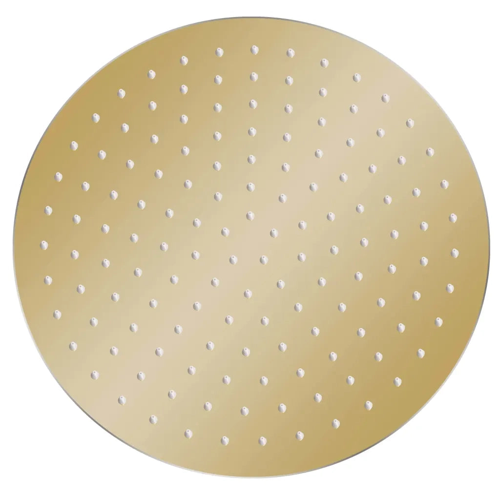 Testa Doccia a Pioggia in Acciaio Inox 30 cm Rotonda Oro CFW9777892