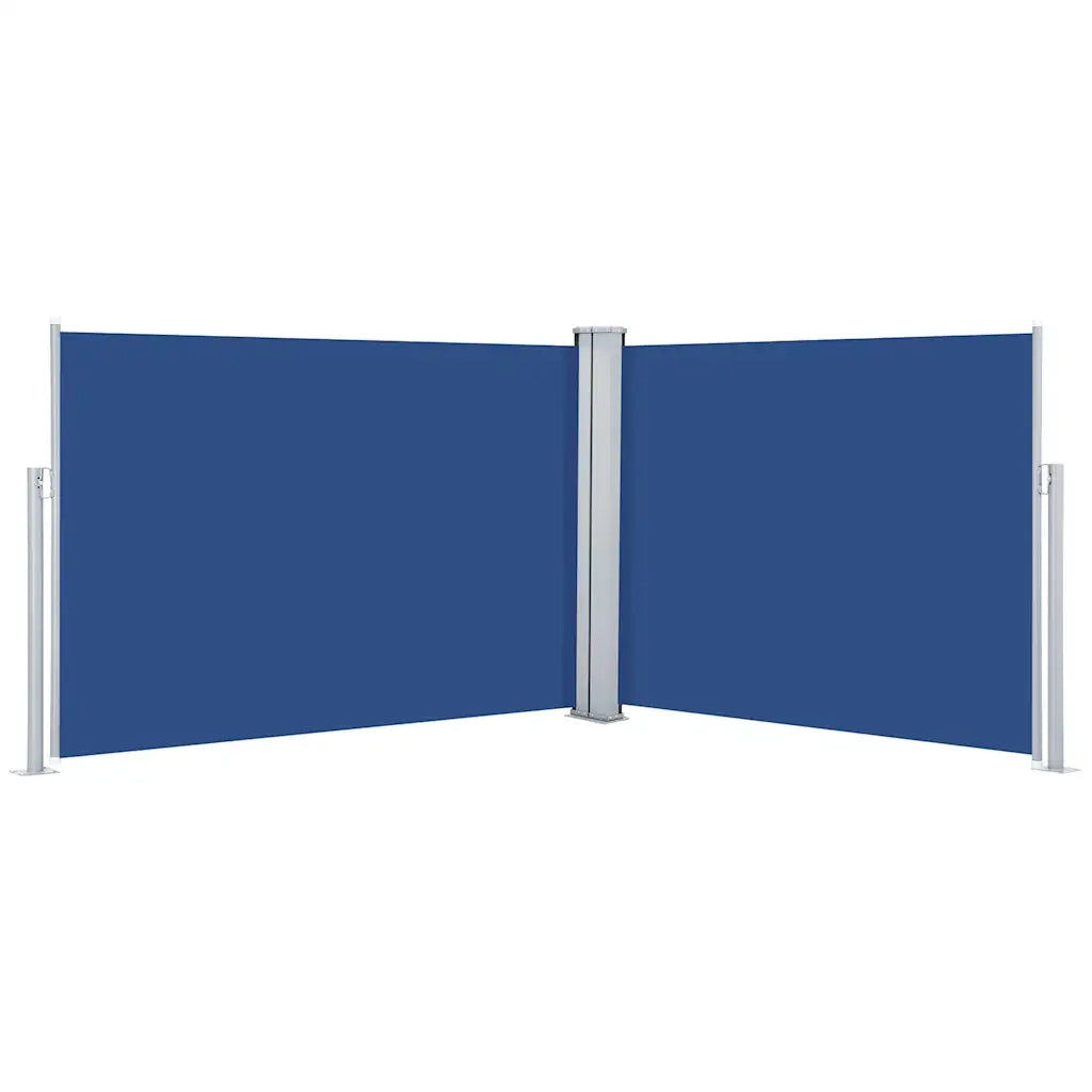 Tenda da Sole Laterale Retrattile-Tenda parasole per balcone per giardino Blu 120x1000 cm 946322