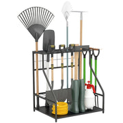 Organizer per Attrezzi da Giardino ¨C Zephmum ¨C Grigio 3 Livelli con Ganchi
