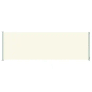 Tenda da Sole Laterale Retrattile per Patio 200x600 cm Crema cod mxl 23617