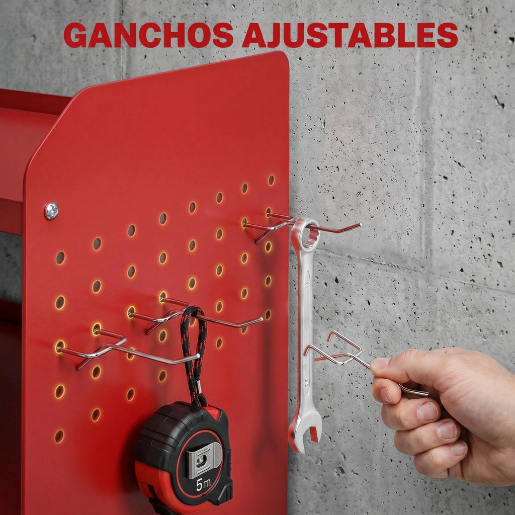 Organizzatore da Giardino ¨C zephmum ¨C Grigio 2 Livelli con Vassoio e Ganci