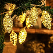 Illuminazione di Natale, illuminazione esterna, illuminazione di Natale acqua resistente, illuminazione stellare, illuminazione di Natale, illuminazione a palloncino, illuminazione di Natale per albero, 6m 40 lampade, stile 4