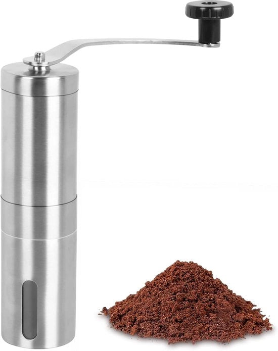 Macchina per macinare caffè manuale in acciaio inossidabile per uso domestico e viaggio - Macinatrice di caffè regolabile