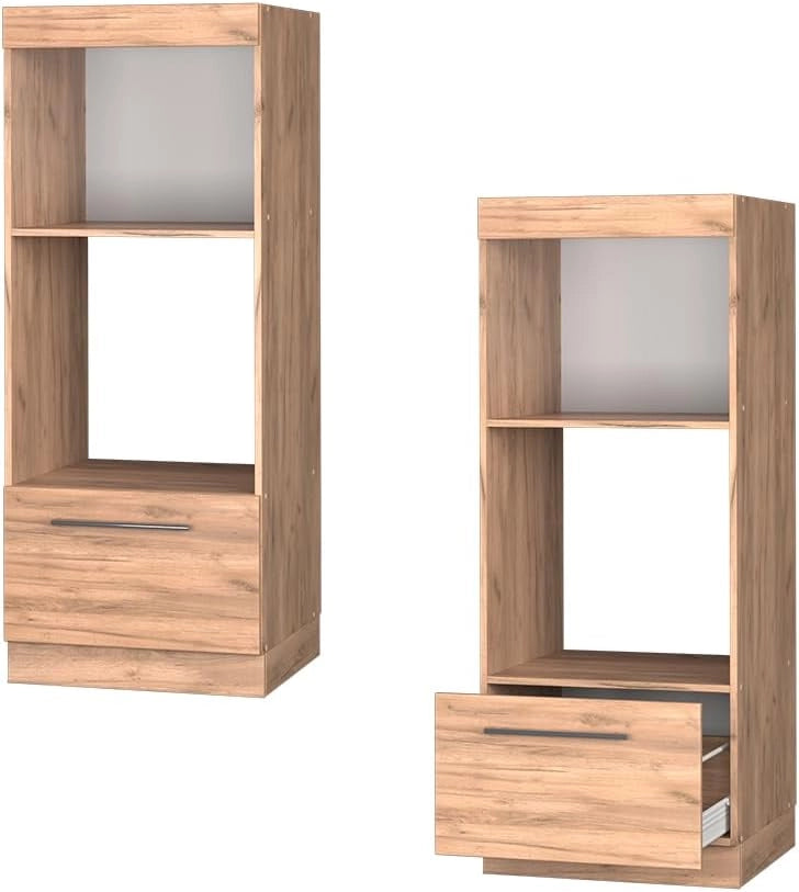 Set mobili bagno Fame-Line, Quercia dorata, 60 cm