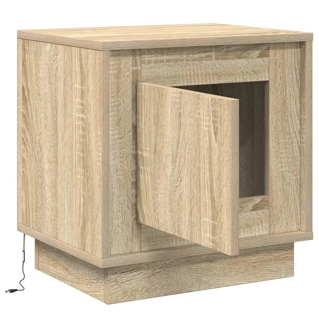 Comodino | Armadio da Notte | Mobiletto da notte Rovere Sonoma 44 x 34,5 x 45 cm