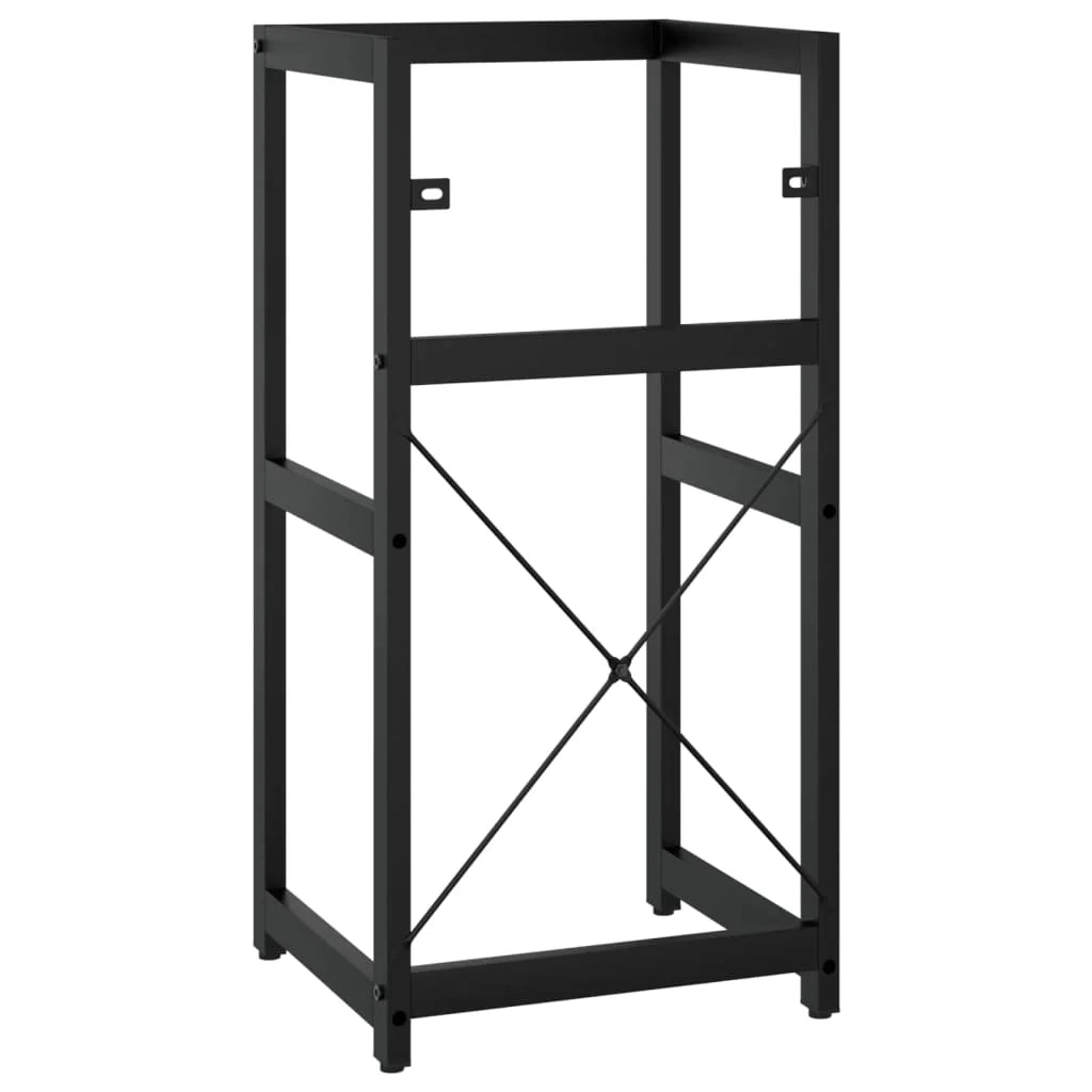 Telaio lavabo bagno 40x38x83 cm ferro nero 02_0006763