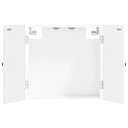 Armadio per Dartboard EDE Bianco Lucido 52,5 x 10,5 x 53,5 cm 896009