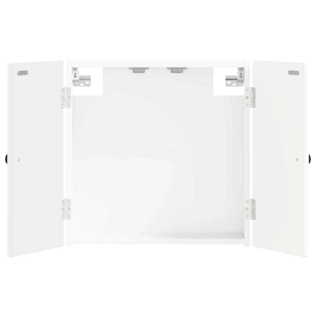 Armadio per Dartboard EDE Bianco Lucido 52,5 x 10,5 x 53,5 cm 896009