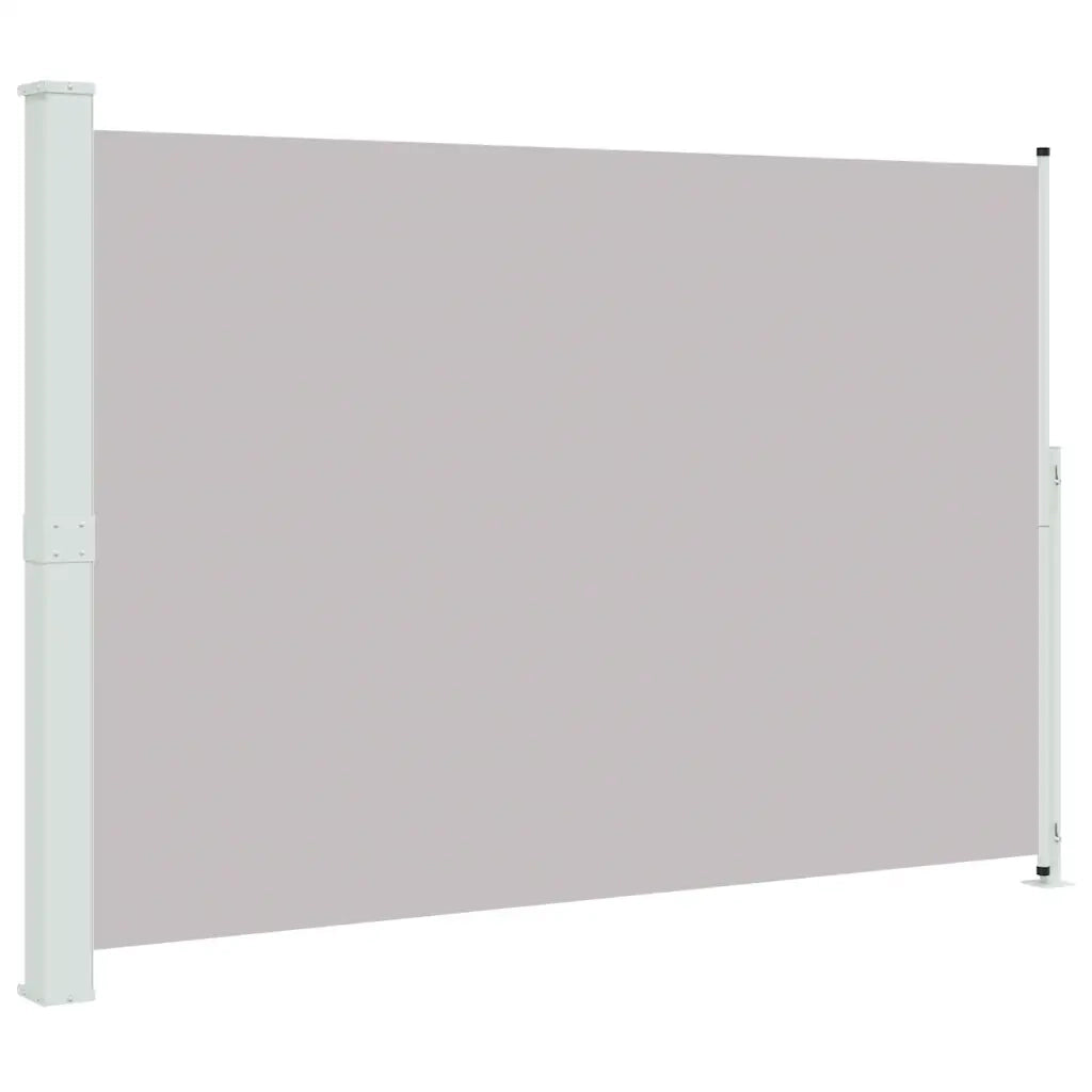 Tenda Laterale Retrattile per Patio 200x314 cm Grigia 313413